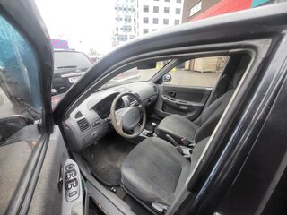 2007 Hyundai Accent ТагАЗ II, чёрный, 175000 рублей, вид 4
