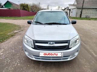 2014 Lada (ВАЗ) Granta I, серебристый, 515000 рублей, вид 1