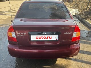 2008 Hyundai Accent ТагАЗ II, красный, 405000 рублей, вид 3