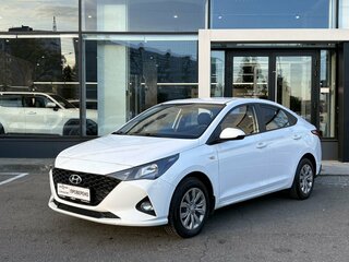 2021 Hyundai Solaris II Рестайлинг, белый, 1479000 рублей, вид 1