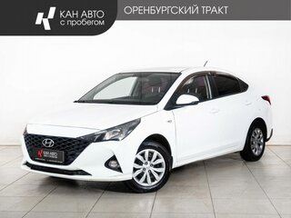 2021 Hyundai Solaris II Рестайлинг, белый, 1060000 рублей, вид 1