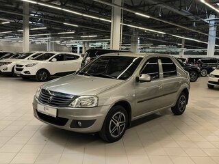 2013 Renault Logan I Рестайлинг, бежевый, 669000 рублей, вид 1