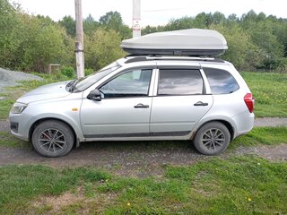 2014 Lada (ВАЗ) Kalina II, серебристый, 330000 рублей, вид 4