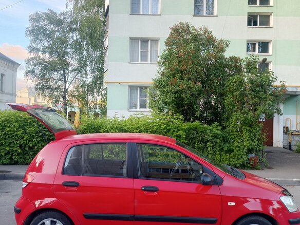 2005 Hyundai Getz I, красный, 289000 рублей - вид 7