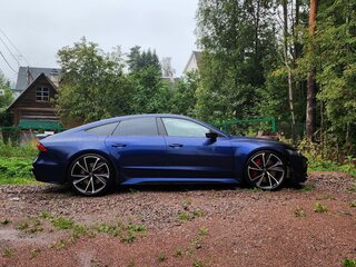 2021 Audi RS 7 II (4K), синий, 3950000 рублей, вид 5