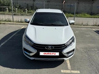 2023 Lada (ВАЗ) Vesta I Рестайлинг (NG), белый, 948000 рублей, вид 3
