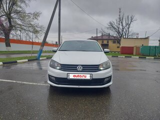 2018 Volkswagen Polo V Рестайлинг, белый, 1025000 рублей, вид 3