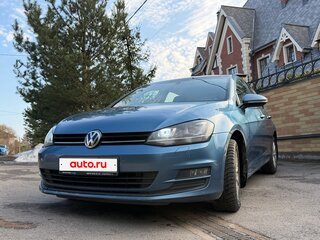 2013 Volkswagen Golf VII, голубой, 850000 рублей, вид 4