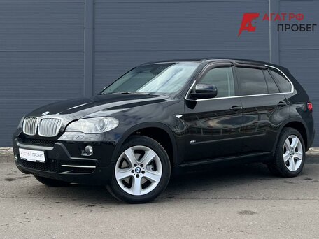 2008 BMW X5 4.8i II (E70), чёрный, 1555000 рублей, вид 1