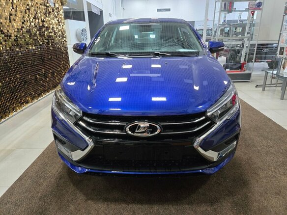 2026 Lada (ВАЗ) Vesta I Рестайлинг (NG), синий - вид 1