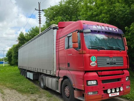 2007 MAN TGA, красный, 3000000 рублей, вид 1