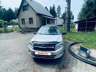 2012 Lada (ВАЗ) Granta I, серебристый, 120000 рублей, вид 1