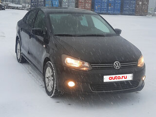 2014 Volkswagen Polo V, чёрный, 550000 рублей, вид 5