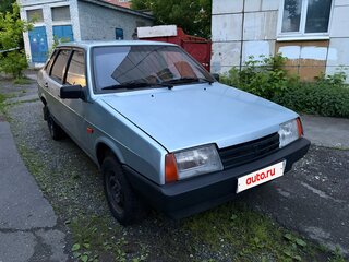 2001 Lada (ВАЗ) 21099, серебристый, 110000 рублей, вид 2
