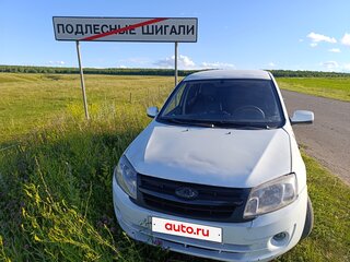 2013 Lada (ВАЗ) Granta I, красный, 129000 рублей, вид 3