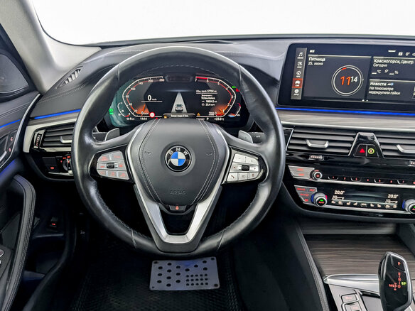 2021 BMW 5 серии 530i xDrive VII (G30/G31/G38) Рестайлинг, белый - вид 20