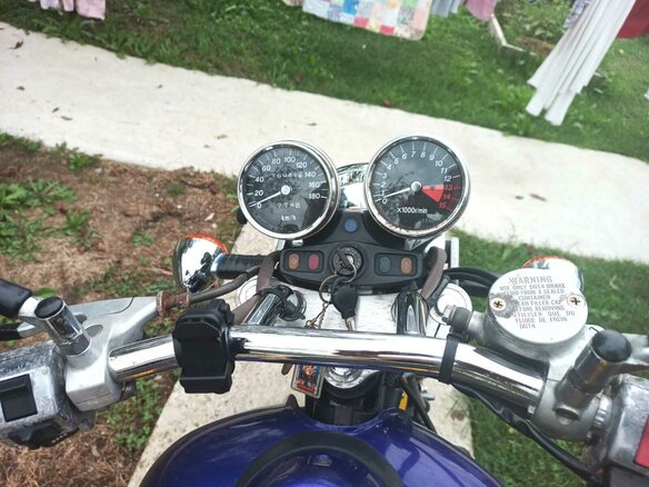 1993 Kawasaki ZL400 Eliminator, жёлтый, 220000 рублей - вид 5