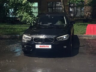 2016 BMW 1 серии 118i II (F20/F21) Рестайлинг, чёрный, 1400000 рублей, вид 3