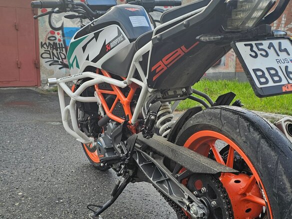 2019 KTM 390 Duke, оранжевый, 450000 рублей - вид 3