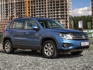 2013 Volkswagen Tiguan I Рестайлинг, синий, 1399000 рублей, вид 4