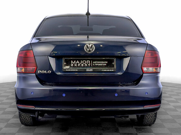 2017 Volkswagen Polo V Рестайлинг, синий - вид 5
