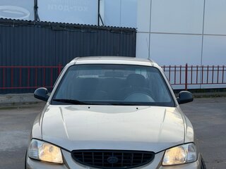 2006 Hyundai Accent ТагАЗ II, бежевый, 175000 рублей, вид 2