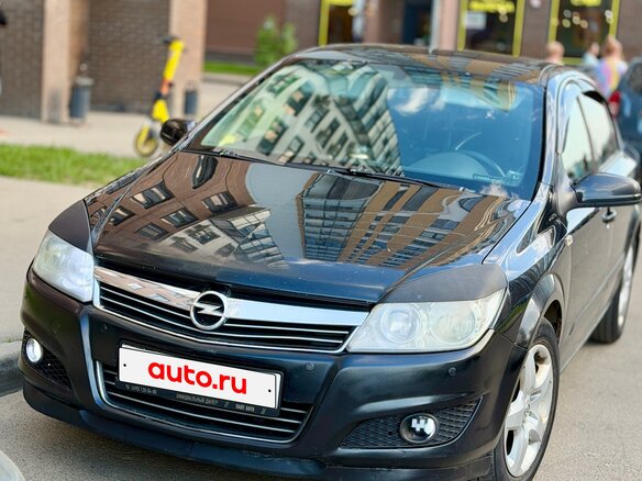 2007 Opel Astra H Рестайлинг, чёрный, 310000 рублей - вид 1