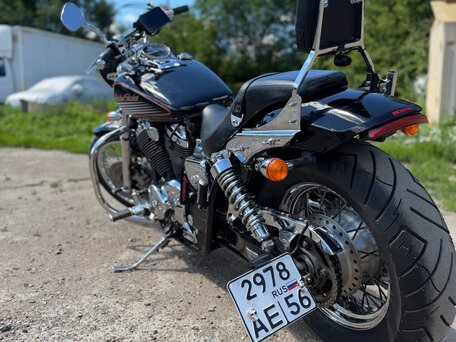2001 Honda Shadow 750, чёрный, 530000 рублей, вид 4