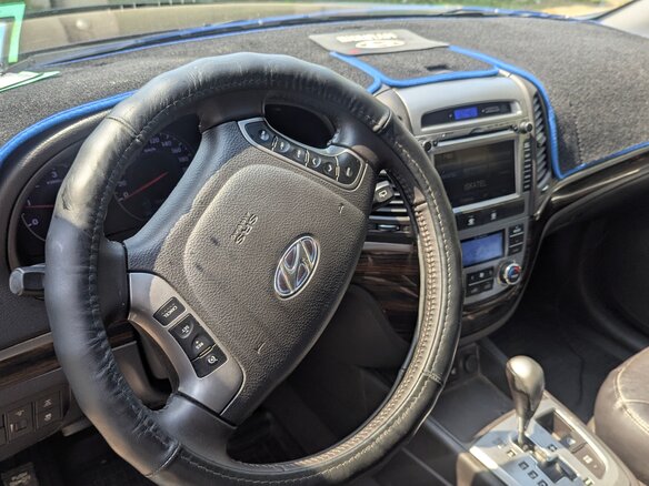 2012 Hyundai Santa Fe II Рестайлинг, пурпурный, 1350000 рублей - вид 6