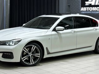 2016 BMW 7 серии Long 740Li xDrive VI (G11/G12), белый, 3097000 рублей, вид 2