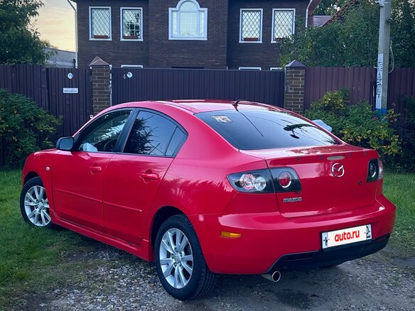 2007 Mazda 3 I (BK) Рестайлинг, красный - вид 3
