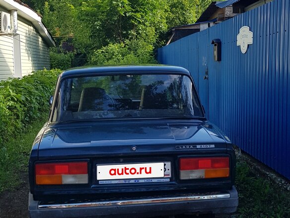 2008 Lada (ВАЗ) 2107, зелёный - вид 3