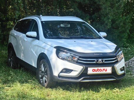 2017 Lada (ВАЗ) Vesta SW Cross I, белый, 830000 рублей, вид 2