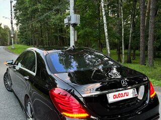 2016 Mercedes-Benz S-Класс 500 Long VI (W222, C217), чёрный, 3749000 рублей, вид 4