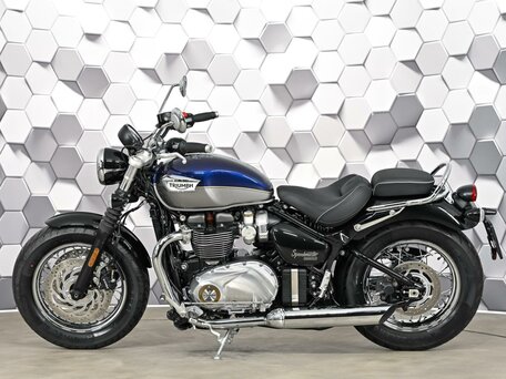 2025 Triumph Bonneville Speedmaster, синий, 1677000 рублей, вид 4