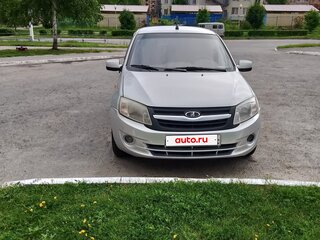 2013 Lada (ВАЗ) Granta I, серебристый, 340000 рублей, вид 2