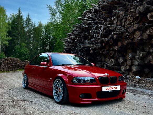 2002 BMW 3 серии 330i IV (E46), красный, 2000000 рублей - вид 1
