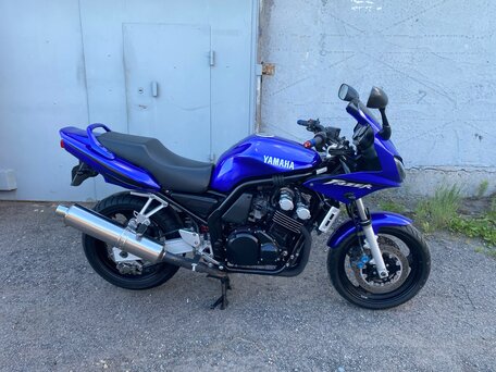 2002 Yamaha FZS600 Fazer, синий, 349000 рублей, вид 2