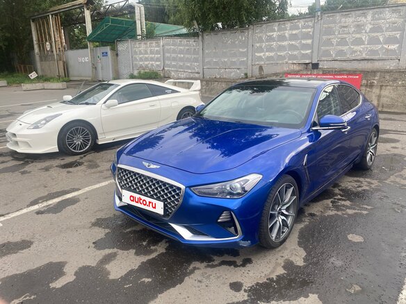 2019 Genesis G70 I, синий, 2800000 рублей - вид 1