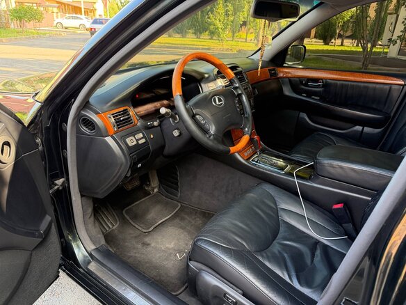 2001 Lexus LS 430 III, зелёный, 1200000 рублей - вид 7
