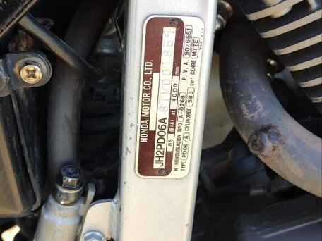 1996 Honda XL600V Transalp, чёрный, 325000 рублей, вид 5