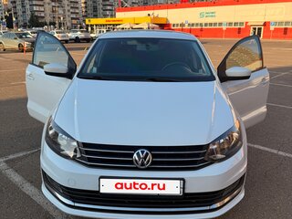 2019 Volkswagen Polo V Рестайлинг, белый, 1130000 рублей, вид 4
