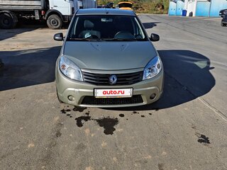 2010 Renault Sandero I, бежевый, 460000 рублей, вид 3