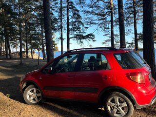 2010 Suzuki SX4 I (Classic) Рестайлинг, красный, 550000 рублей, вид 3