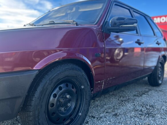 2005 Lada (ВАЗ) 2109, красный, 235000 рублей - вид 4