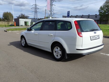 2005 Ford Focus II, белый, вид 4