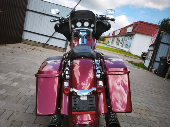 2013 Harley-Davidson Street Glide, пурпурный, 900000 рублей - вид 10