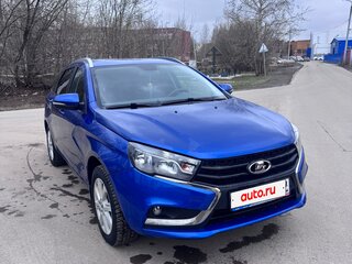 2021 Lada (ВАЗ) Vesta SW I, синий, 1130000 рублей, вид 2