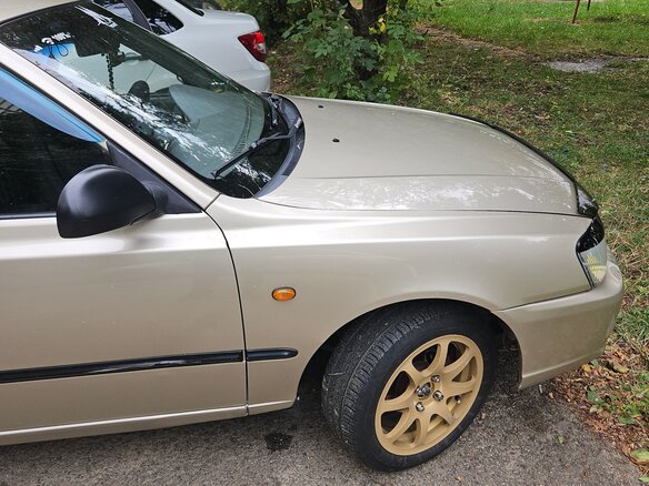 2006 Hyundai Accent ТагАЗ II, бежевый, 520000 рублей - вид 2