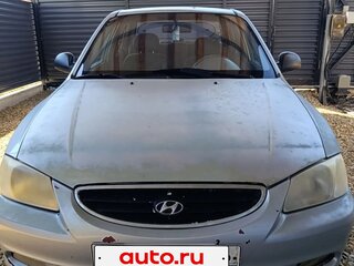 2007 Hyundai Accent ТагАЗ II, серебристый, 330000 рублей, вид 2